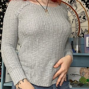Long Grey Sweater